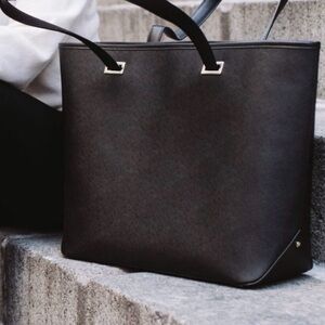 LO & SONS  Black Tote Bag convertible tote bag. Great dividers laptop! Like NEW